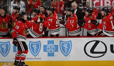 Tyler Bertuzzi completes hat trick in OT in Blackhawks' 3-2 victory over Golden Knights