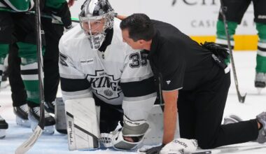 Kings put Darcy Kuemper on IR after head hit from Stars' Rantanen