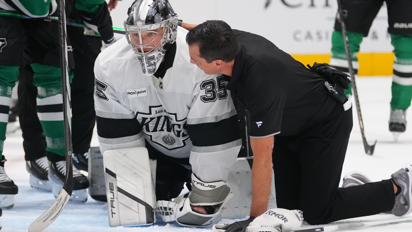 Kings put Darcy Kuemper on IR after head hit from Stars' Rantanen