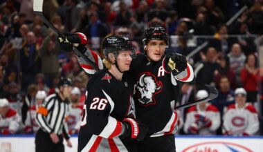 Thompson's 3-goal, 5-point outing leads Sabres to 5-3 win over Canadiens