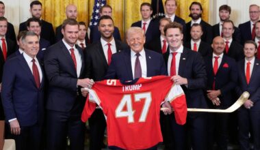 Trump celebrates Stanley Cup champion Florida Panthers at the White House
