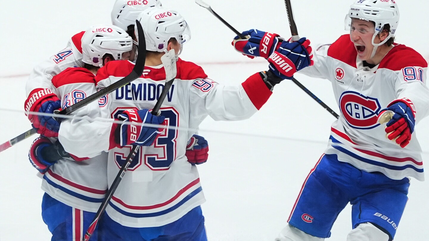 Hutson's first career OT goal gives Canadiens 4-3 win over struggling Stars