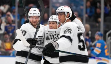 Trevor Moore scores decisive goal in Kings' shootout win over Blues