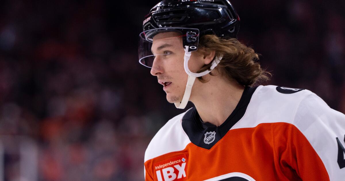 Trevor Zegras haunts his old team as reeling Ducks lose to Flyers