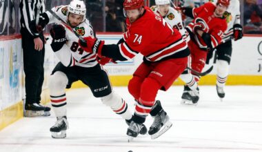 Finishing scoring chances is next step for Blackhawks forward Landon Slaggert