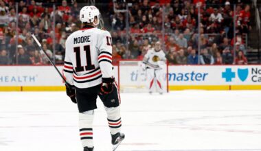 Oliver Moore lifts Blackhawks to shootout victory on 21st birthday: 'Got beat up. Won a hockey game.'