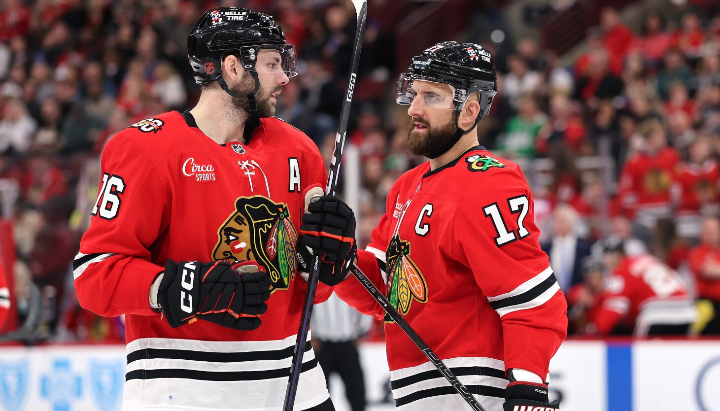 For Jason Dickinson, Blackhawks' youth is a source of joy and a reminder of his reality