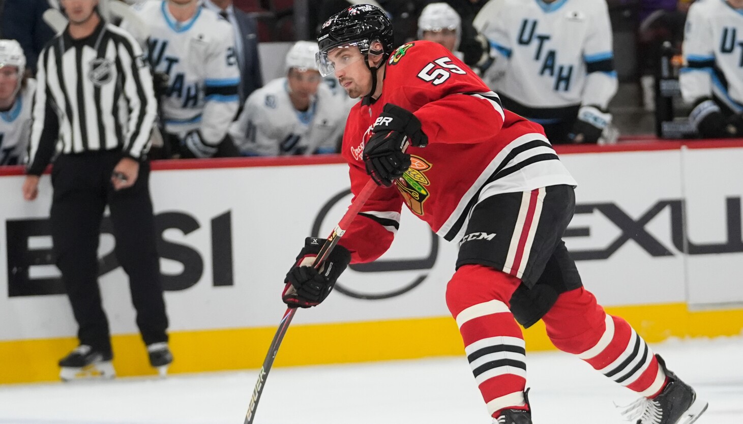 Blackhawks working with Artyom Levshunov to improve his shooting velocity, deception
