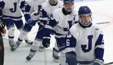 Blue Jay boys hockey blows by Williston Saturday - Jamestown Sun