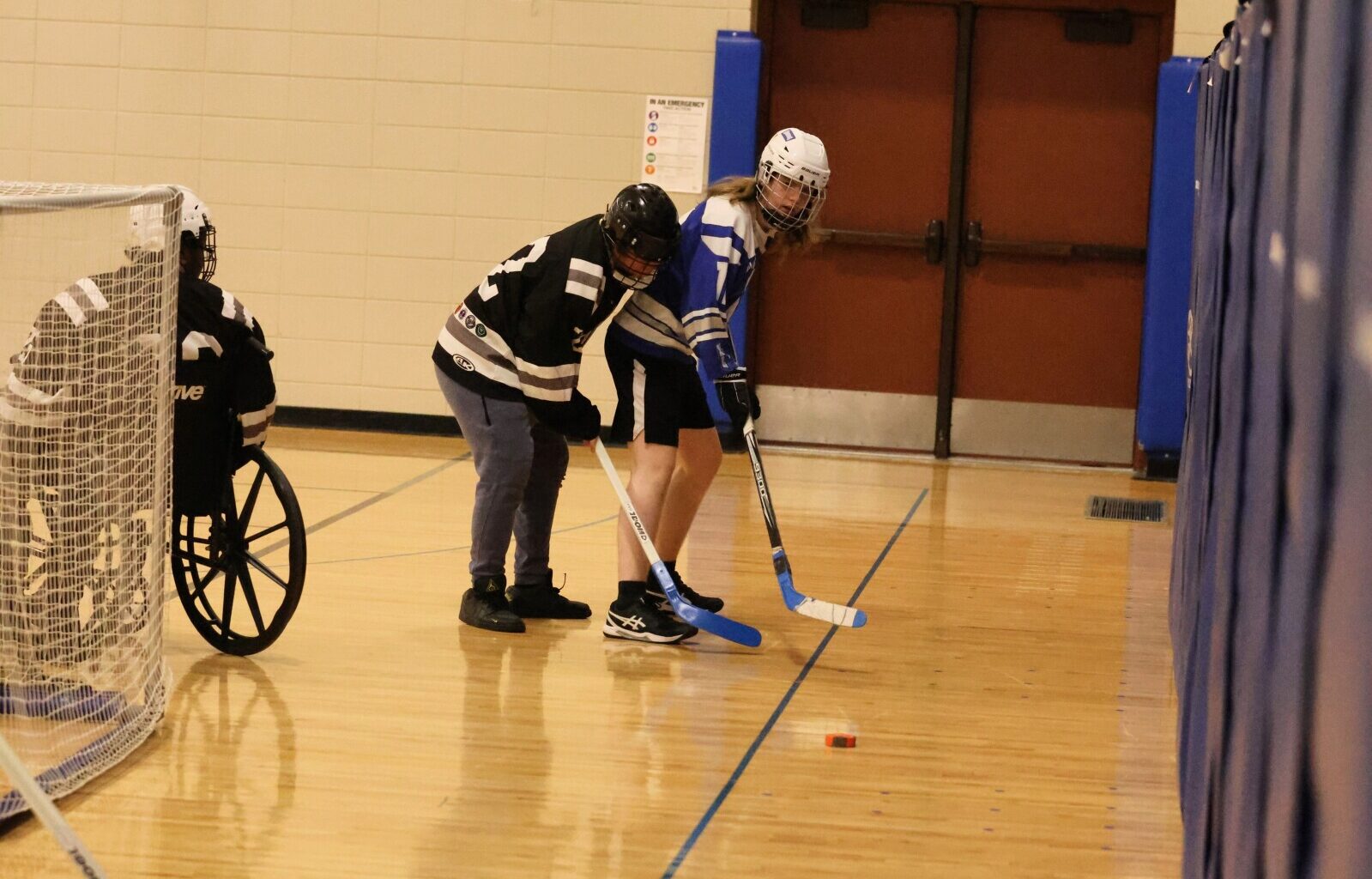 Adapted Floor Hockey: Olsen reaches milestone in blowout win - Brainerd Dispatch