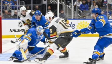The free fall continues for Golden Knights against Blues