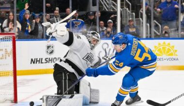 Moore’s milestone night lifts Kings past Blues in shootout, 5–4