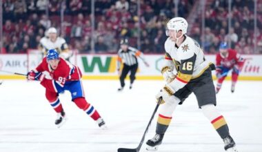 Battle between goalscorers ends with Canadiens victory over Golden Knights