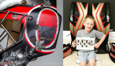 Anderson pays tribute to Bryan Murray in latest mask design