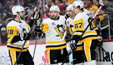 Bryan Rust, Yegor Chinakhov send streaking Penguins past Red Wings – Butler Eagle