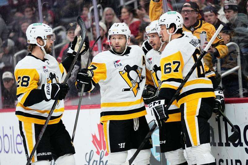 Bryan Rust, Yegor Chinakhov send streaking Penguins past Red Wings – Butler Eagle