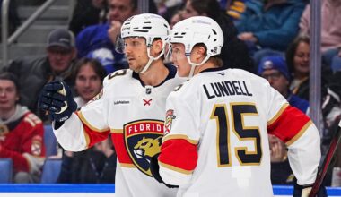 Lundell breaks tie in 3rd, Panthers cool off red-hot Sabres