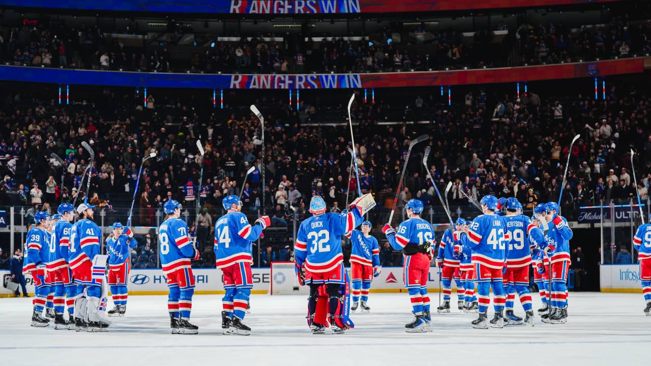 Rangers vs. Bruins: Postgame Notes