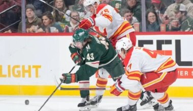 Wild Extend Point Streak to Four Games with Commanding Win Over Flames