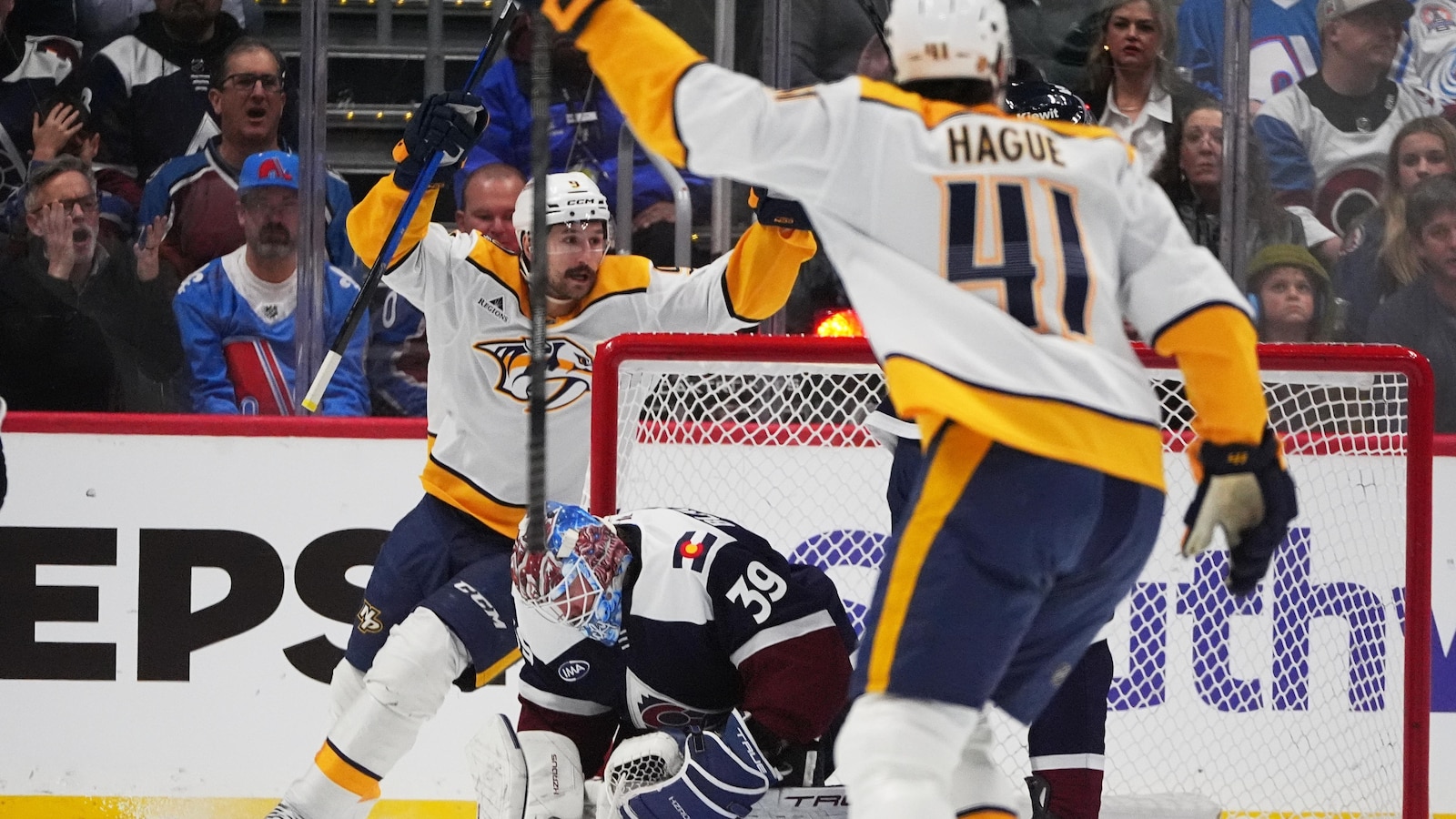 O'Reilly nets hat trick as Predators hand Avalanche 1st home loss in regulation, 7-3