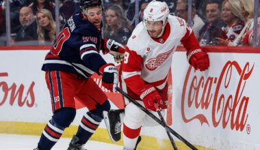 Red Wings score 4 times in third period to beat Jets 5-1