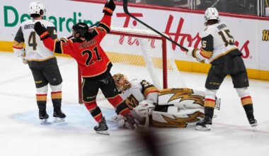 Halliday, Cozens each score twice in Senators' 7-1 romp over road-weary Golden Knights