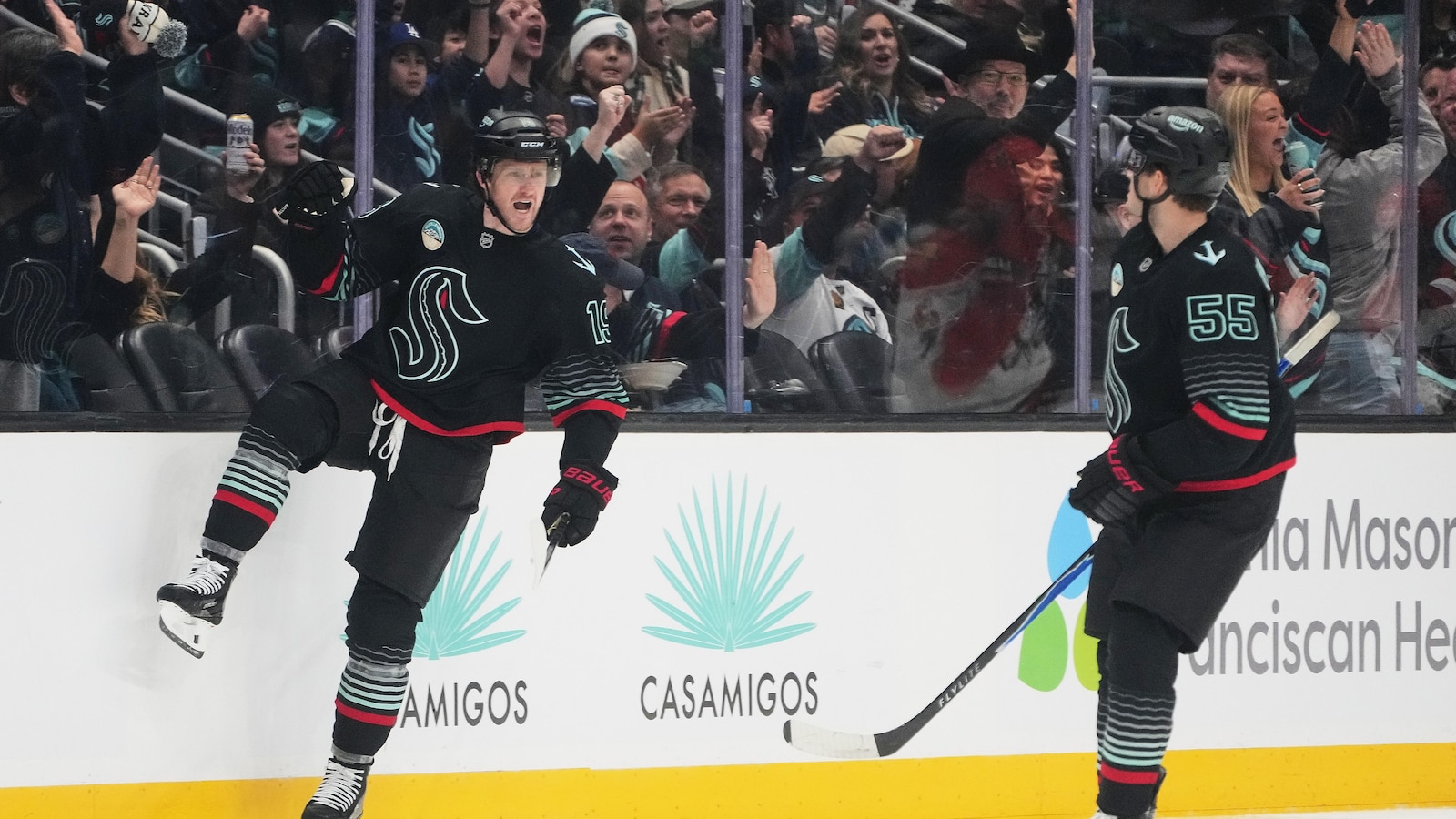 McCann has 2 goals and 2 assists to lead the Kraken to a 5-1 win over the Capitals