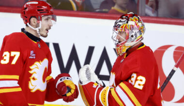 Flames Notebook: Wolf's goalie goal attempt caps solid win