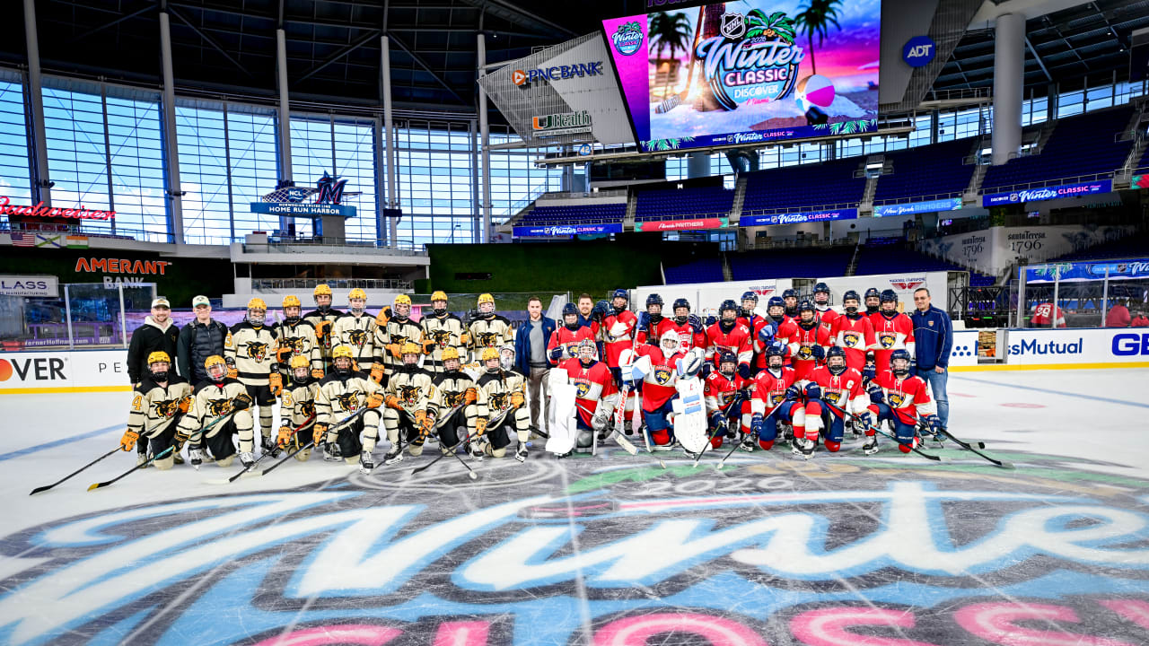 Florida Panthers Foundation covers expenses for over 300 youth hockey players to skate on Winter Classic ice