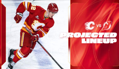 Projected Lineup - Flames vs. Devils