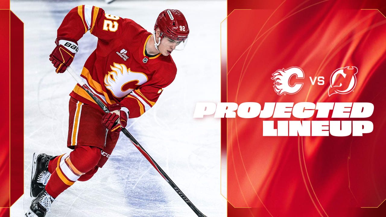 Projected Lineup - Flames vs. Devils