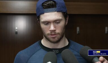 Connor McMichael | Postgame | Washington Capitals