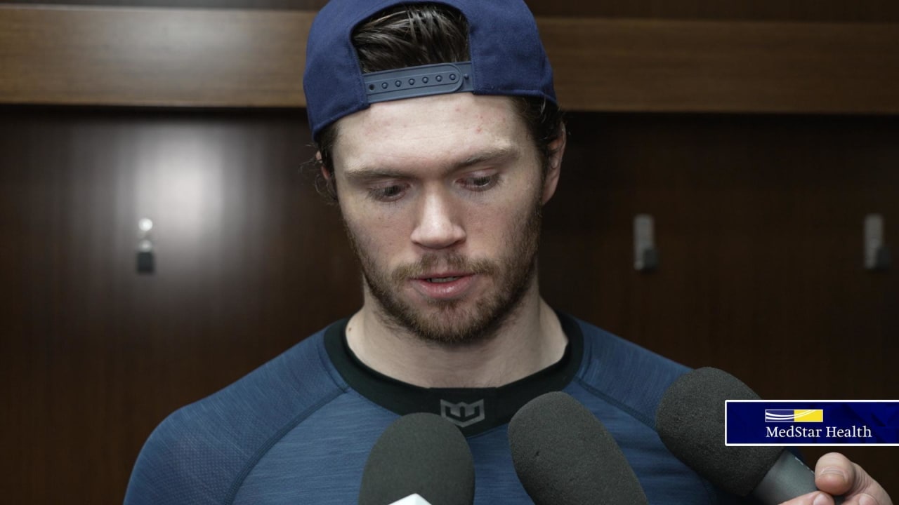 Connor McMichael | Postgame | Washington Capitals