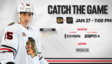 PREVIEW: Blackhawks Open Two-Game Trip Against Wild on Tuesday
