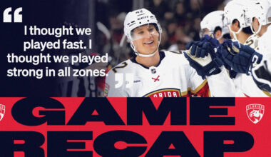 RECAP: Panthers 3, Senators 2