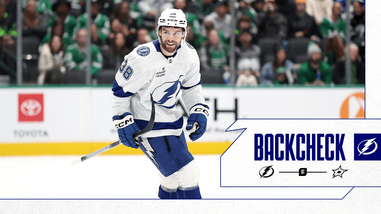 The Backcheck: Lightning point streak hits 13 games with Sunday win in Dallas