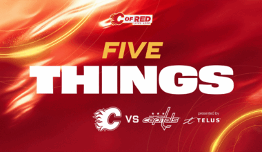 5 Things - Flames vs. Capitals