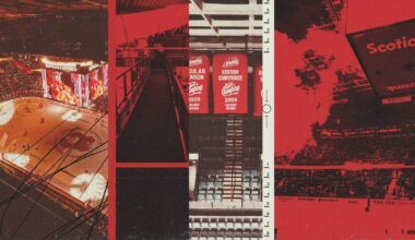 The scariest walk in the NHL: Tales from the terrifying ceiling-high Calgary catwalk