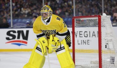 Boston Bruins goalie explains allowing embarrassing first-period goal against Denmark