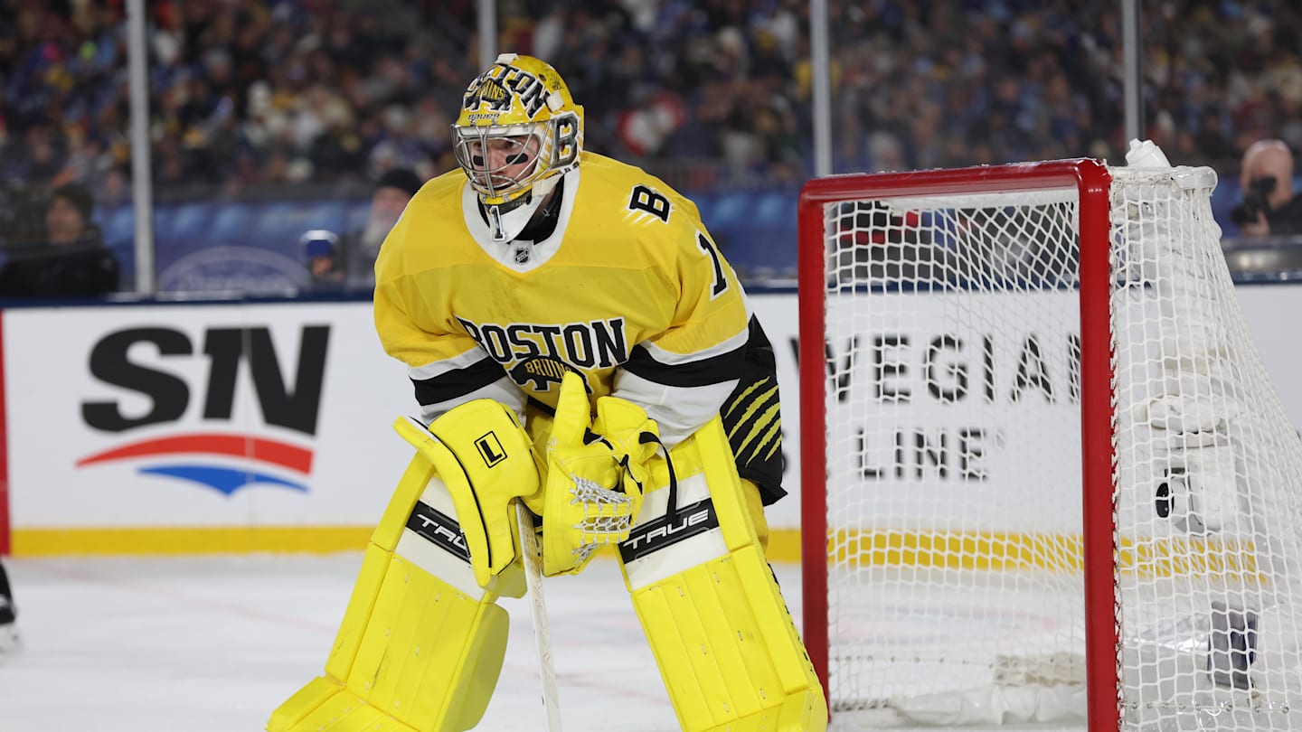 Boston Bruins goalie explains allowing embarrassing first-period goal against Denmark