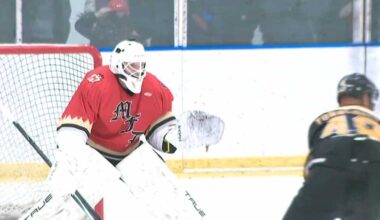 Bruins alumni play Manchester firefighters in charity hockey game