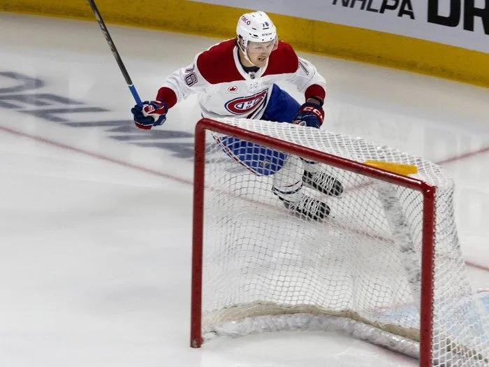  Montreal Canadiens right wing Zachary Bolduc competes in the speed trials during the team’s skills competition at the Bell Centre on Sunday, February 22, 2026.