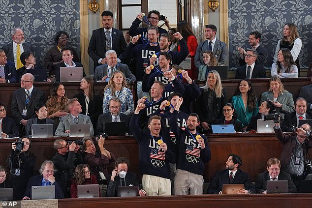 The victorious Americans have been paraded around DC, attending the State of the Union