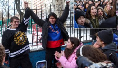 Hockey hunks turn out for NYC 'Heated Rivalry' lookalike contest: 'Very provocative'