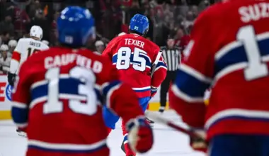 Alex Texier ruled out at last minute before puck drop vs Sabres, Canadiens announce replacement