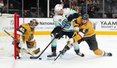 Kraken hold off Golden Knights for fourth straight win