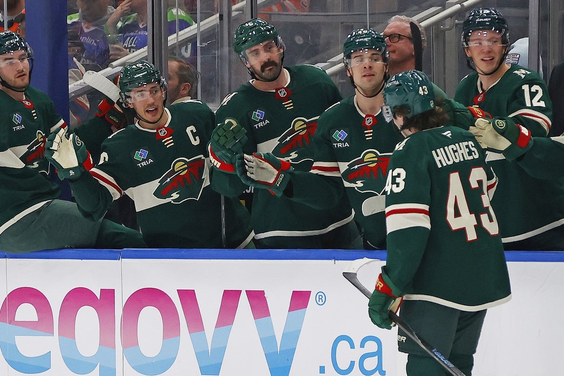 Wild use strong 2nd period to blow past Oilers