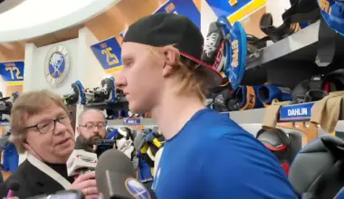 Rasmus Dahlin calls out Sabres fans after Canadiens fans take over KeyBank Center