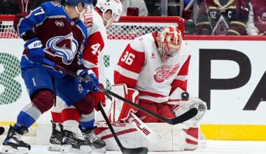 John Gibson, Red Wings return favor, shut out Avalanche