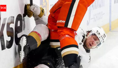 Vegas Golden Knights place Jonas Rondbjerg on IR after lower-body injury in last game | NHL News